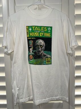 Horror Vans Graphic Tee - White